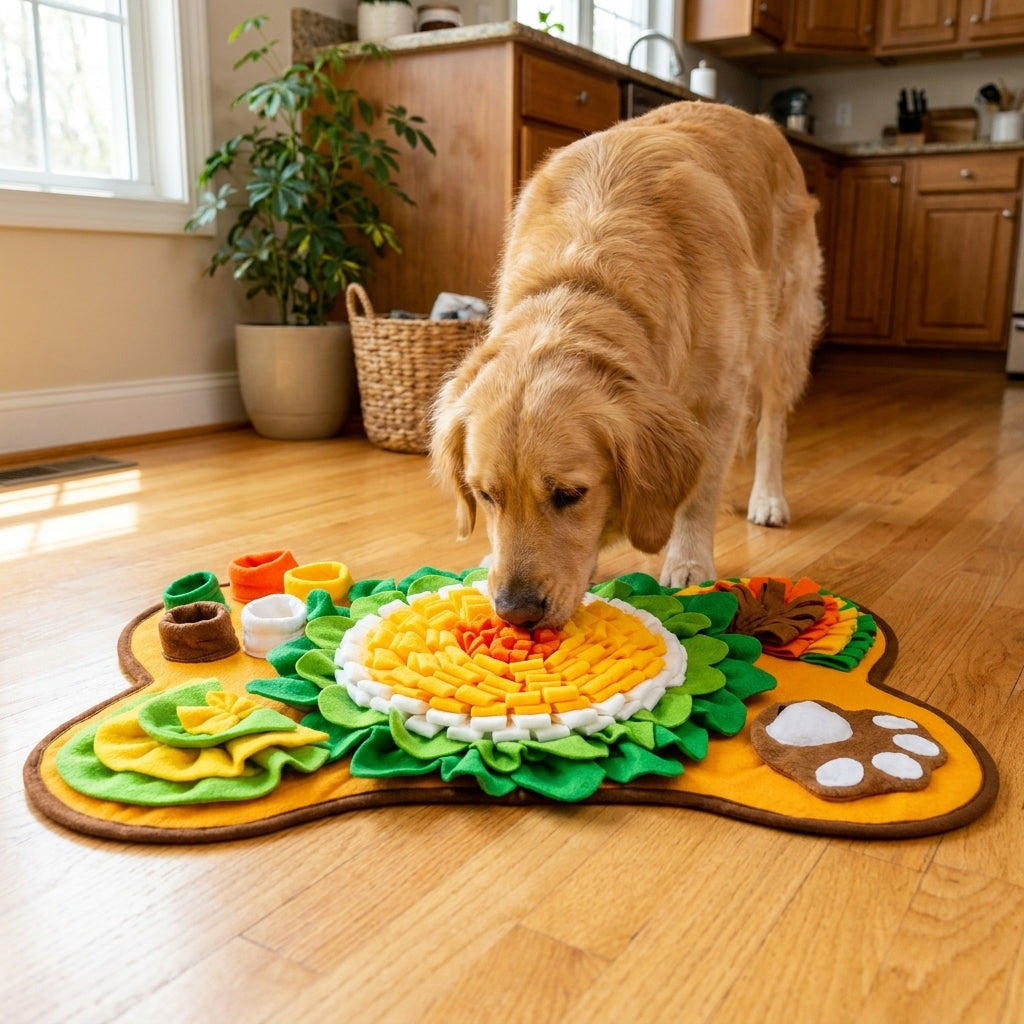 Forage & Bloom Sunflower Snuffle Mat
