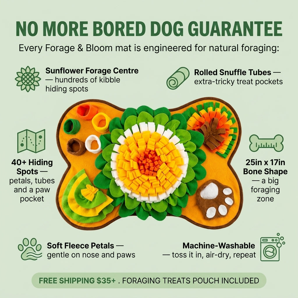 Forage & Bloom Sunflower Snuffle Mat