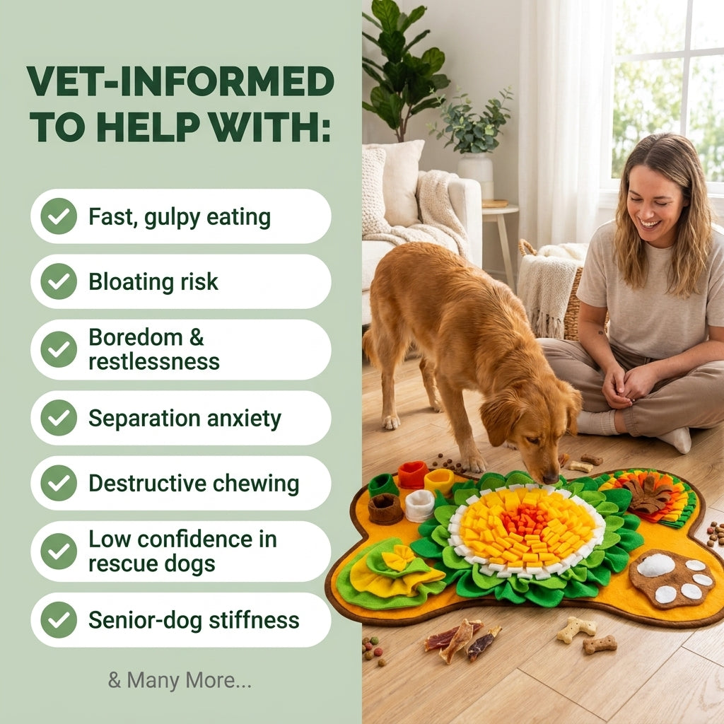 Forage & Bloom Sunflower Snuffle Mat