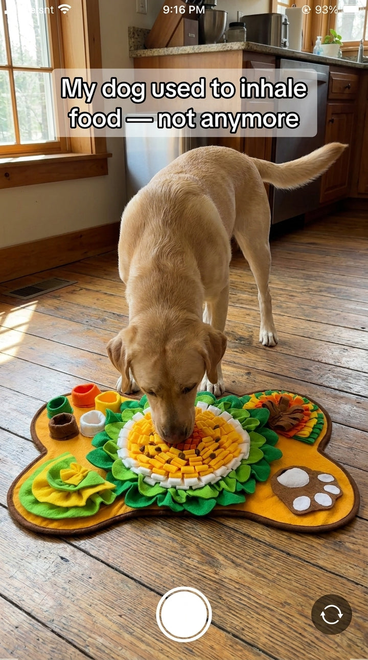 My dog used to inhale food — not anymore